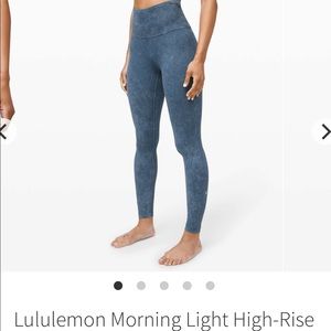 Lululemon Morning Light High Rise tight 28”
